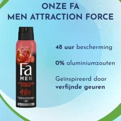 Men Attraction Force Deodorant & Bodyspray|Fa Online