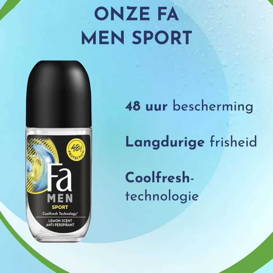 Men Sport Deodorant Roller|Fa New