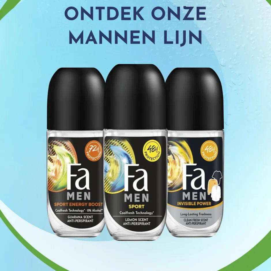 Men Sport Deodorant Roller|Fa New