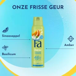 Fa Orange Sunrise Deodorant Spray< Deospray