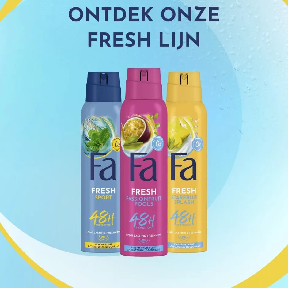 Passion Fruit Pools Deodorant Spray|Fa New