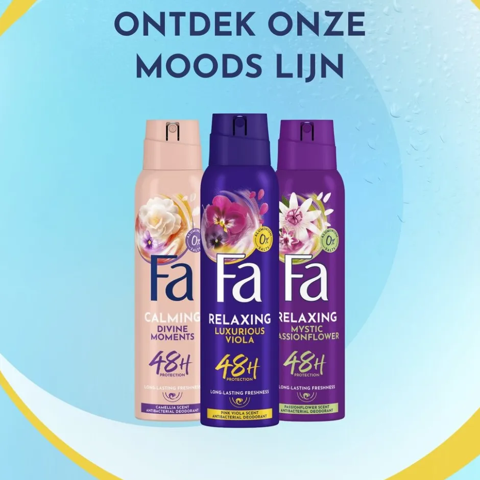 Fa Relaxing Luxurious Viola Deodorant Spray< Deospray