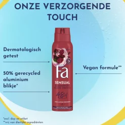 Fa Sensual Glamorous Black Orchid Deodorant Spray< Deospray