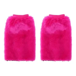 Overig Fake Fur Gebreide Beenwarmers< Winteraccessoires|Verkleedkleding & Accessoires