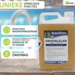 Famiflora Crystalclar vloeibaar 5L groenverwijderaar< Zwembaden En Accessoires