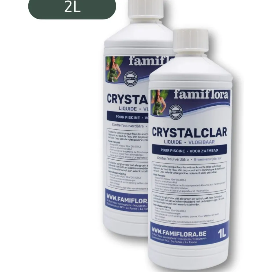 Crystalclar vloeibaar 2L groenverwijderaar|Famiflora Best