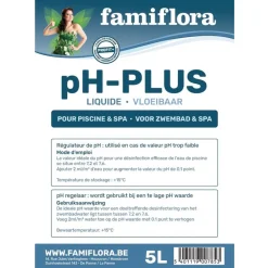 Famiflora pH-plus vloeibaar 10L om pH waarde te verhogen< Zwembaden En Accessoires