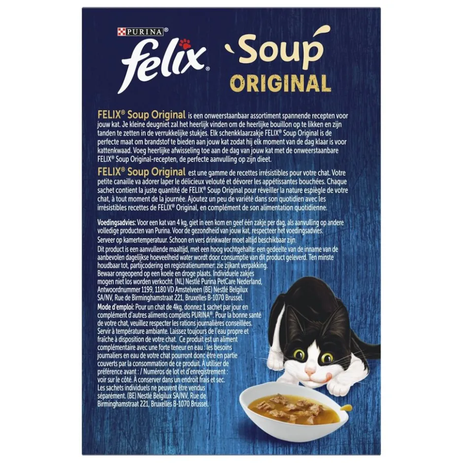Felix Little Extras Soup Time Kattenvoer< Katten