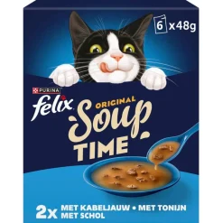 Felix Little Extras Soup Time Kattenvoer< Katten
