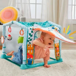 Fisher Price 3-In-1 Kruipen en Spelen Activiteitenspeelmat< Speelkleden En Babygyms|Interactief Speelgoed
