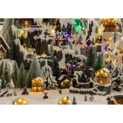 Fééric Lights and Christmas verlicht kerstdorp 'De kerstchalet in de bergen'| Discount