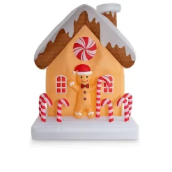 Fééric opblaasbare kerstdecoratie 'huis peperkoek'< Kerstartikelen