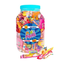 Fruit-tella , Mentos, Chupa Chups & Look-O-Look snoepmix< Trakteren