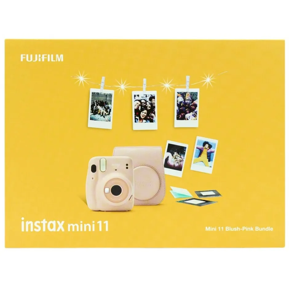 instax Mini 11 Blush Pink Bundelset|Fujifilm Outlet