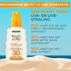Garnier Ambre Solaire Hydra24H Protect SPF30 Zonnespray< Zonnebrand