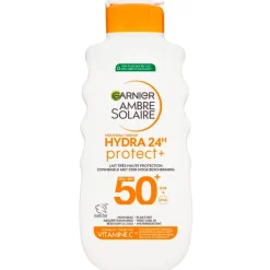 Garnier Ambre Solaire Hydra 24H Protect SPF50+ Beschermende Zonnemelk< Zonnebrand