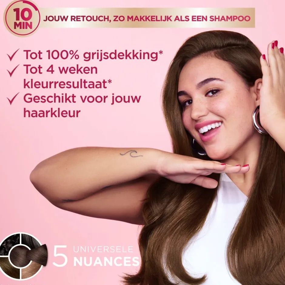 Color Retouch 4.0 Middenbruin Haarkleuring|GARNIER COLOR SENSATION Discount