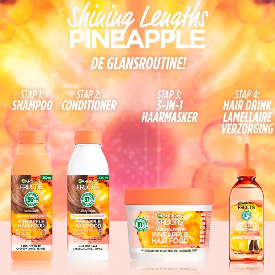Fructis Garnier Pineapple Hair Food Shampoo< Shampoo
