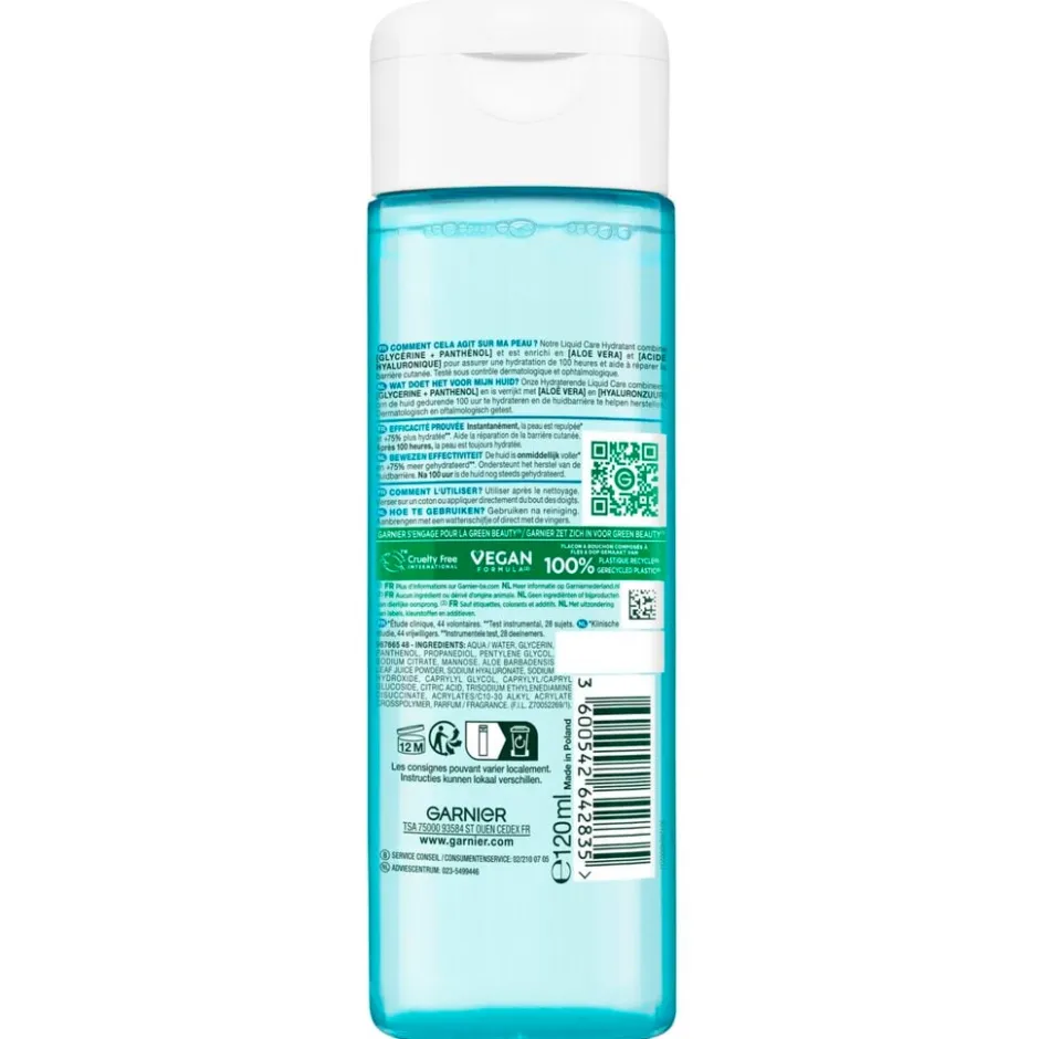Garnier Skin Naturals Garnier Hyaluron Hydraterende Liquid Care< Gezichtsreiniging