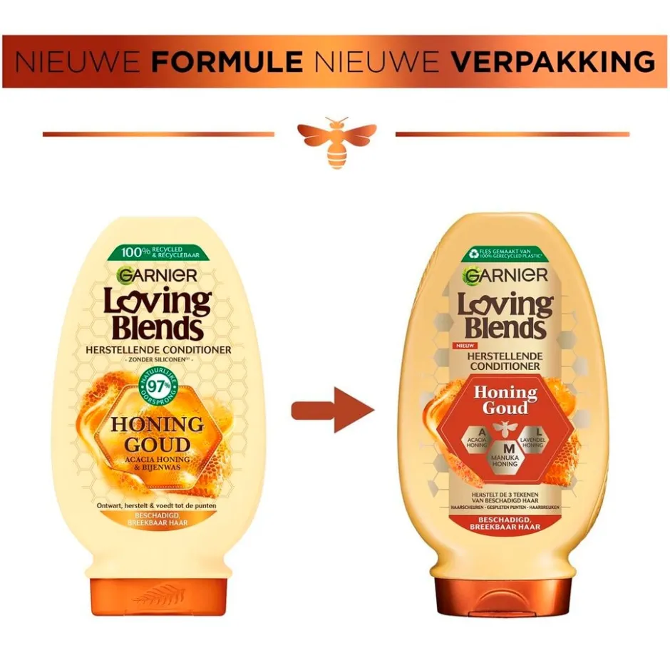 Loving Blends Garnier Honing Goud Herstellende Conditioner< Conditioner