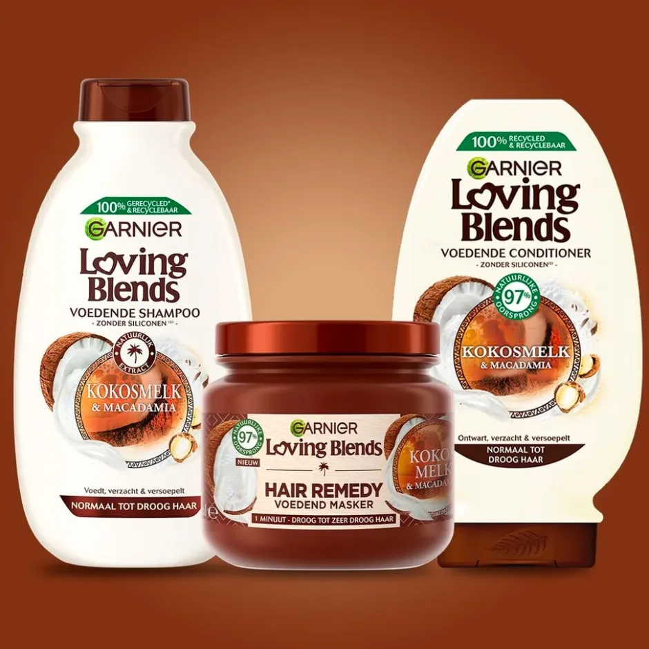 Loving Blends Garnier Kokosmelk & Macadamia Conditioner< Conditioner