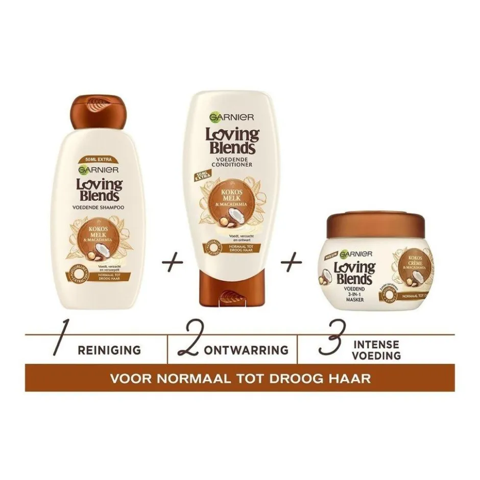 Loving Blends Garnier Kokosmelk & Macadamia Conditioner< Conditioner