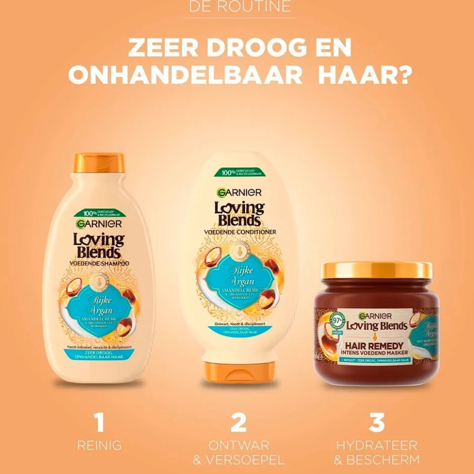 Garnier Rijke Argan Shampoo|Loving Blends Outlet