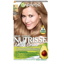 Garnier Ultra Crème 7 Natuurlijk Blond Intens Voedende Permanente Haarkleuring|Nutrisse New