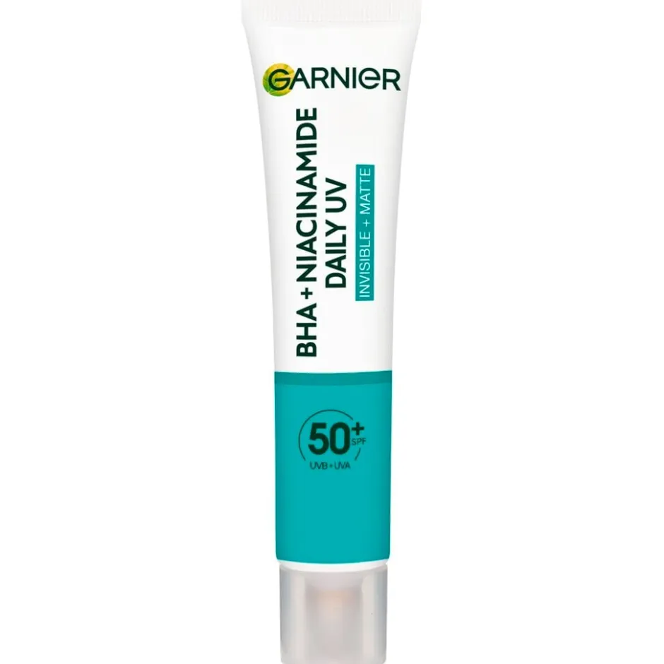 Garnier Skin Naturals Garnier PureActive BHA+ Niacinamide SPF50+ Anti-Imperfections Fluid< Dagcreme
