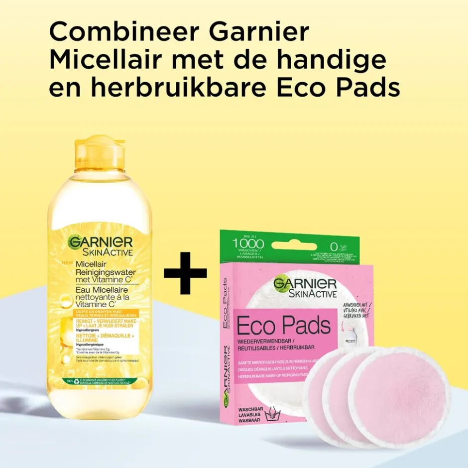 Garnier SkinActive Micellair Reinigingswater met Vitamine C|Garnier Skin Naturals Discount
