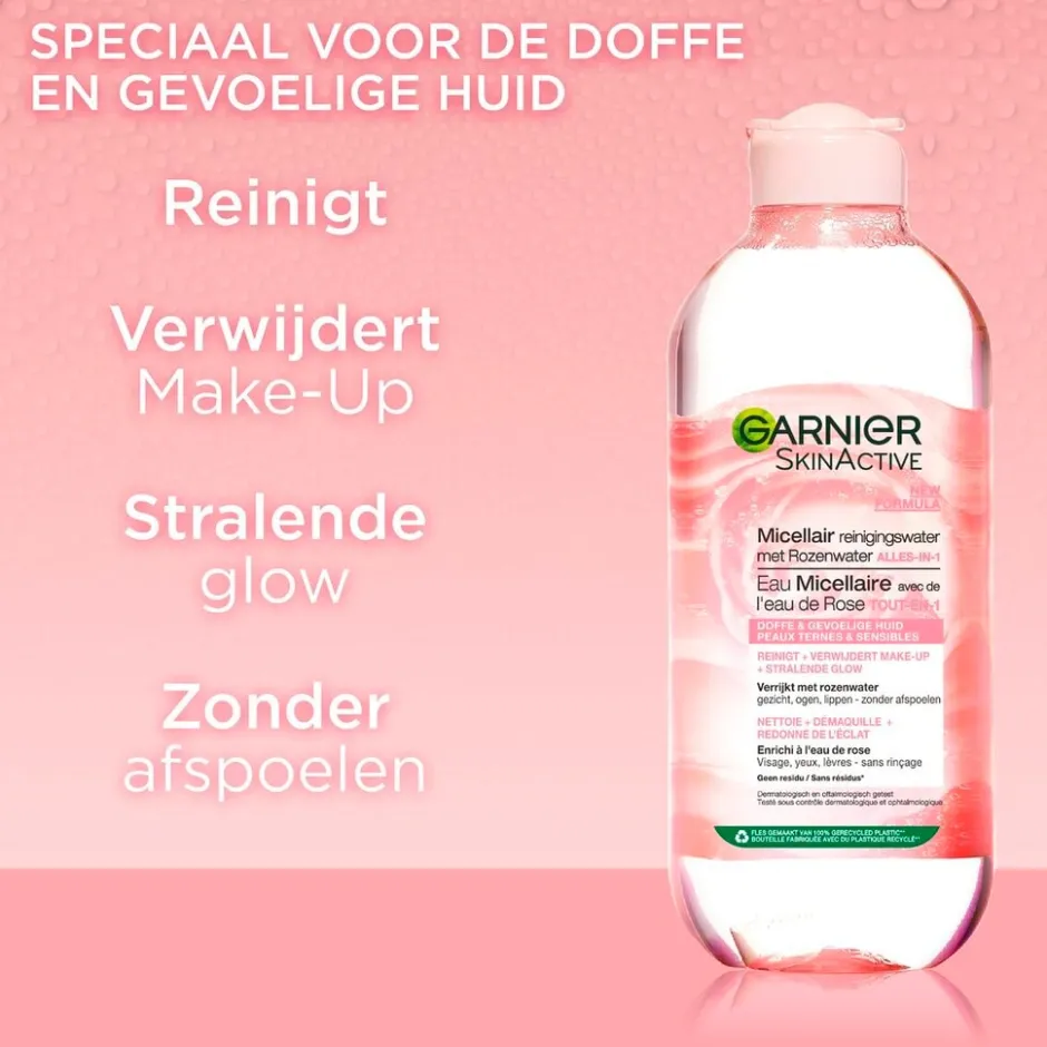 Garnier Skin Naturals Garnier SkinActive Micellair Reinigingswater met Rozenwater< Gezichtsreiniging