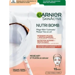 Garnier SkinActive Nutri Bomb Kokos Tissuemasker|Garnier Skin Naturals Hot