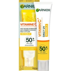 Garnier Vitamine C SPF50+ Invisible Anti-Pigmentvlekken Daily UV Fluid|Garnier Skin Naturals Best