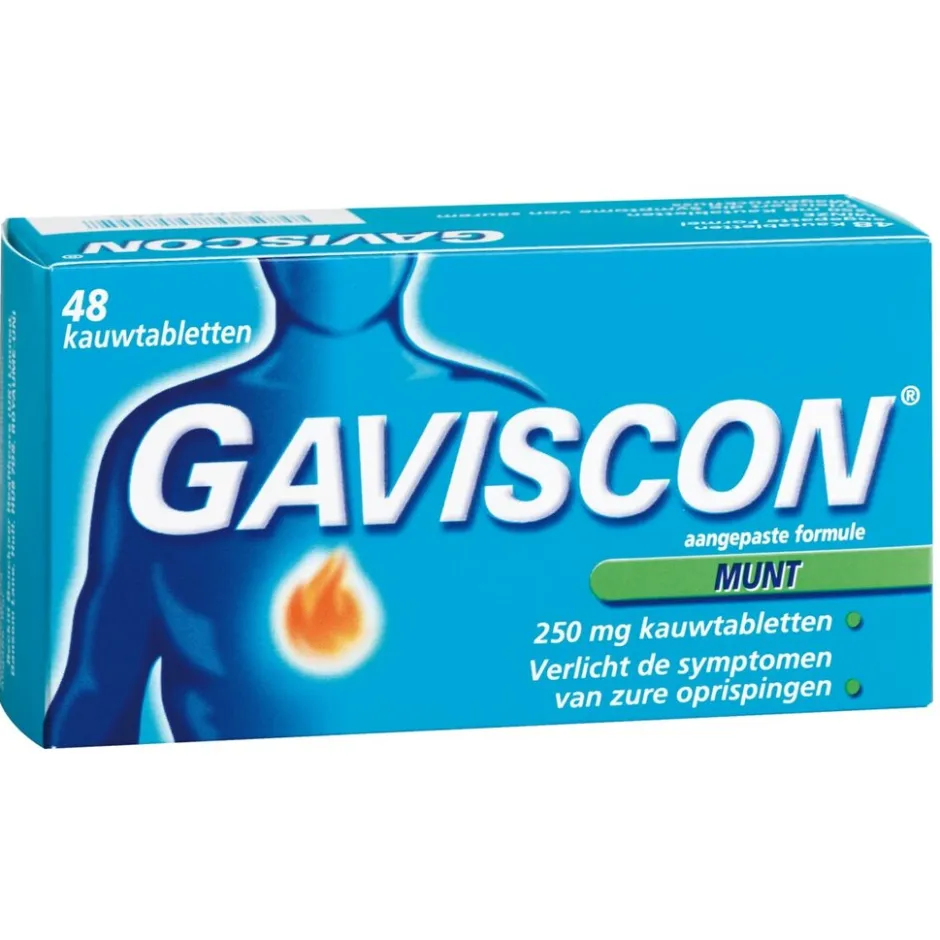 Munt Kauwtabletten|Gaviscon Hot