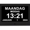 GEASY Dementieklok met 24 Alarmfuncties| Best