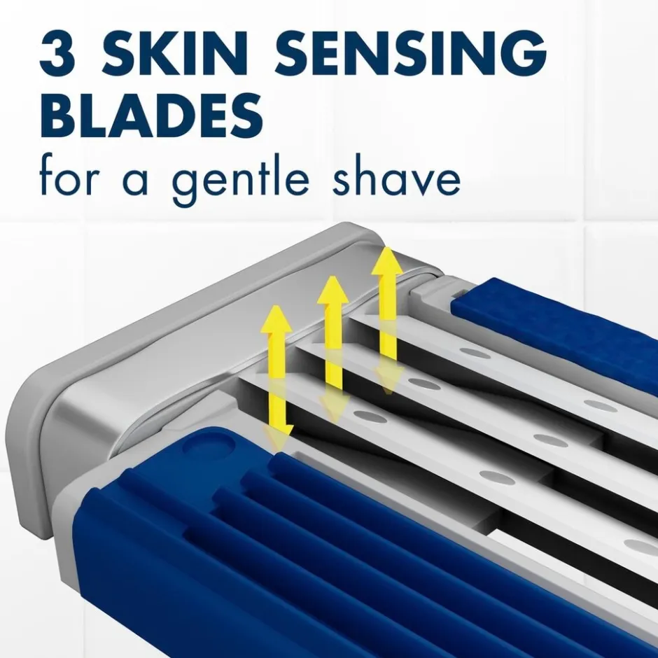 Gillette Blue3 Wegwerpscheermesjes<Heren Scheermesjes
