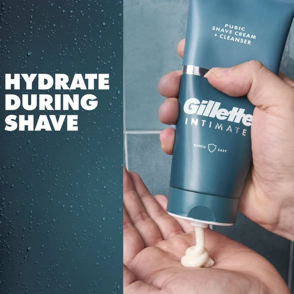 Intimate 2-In-1 Scheercrème en Reiniger|Gillette New