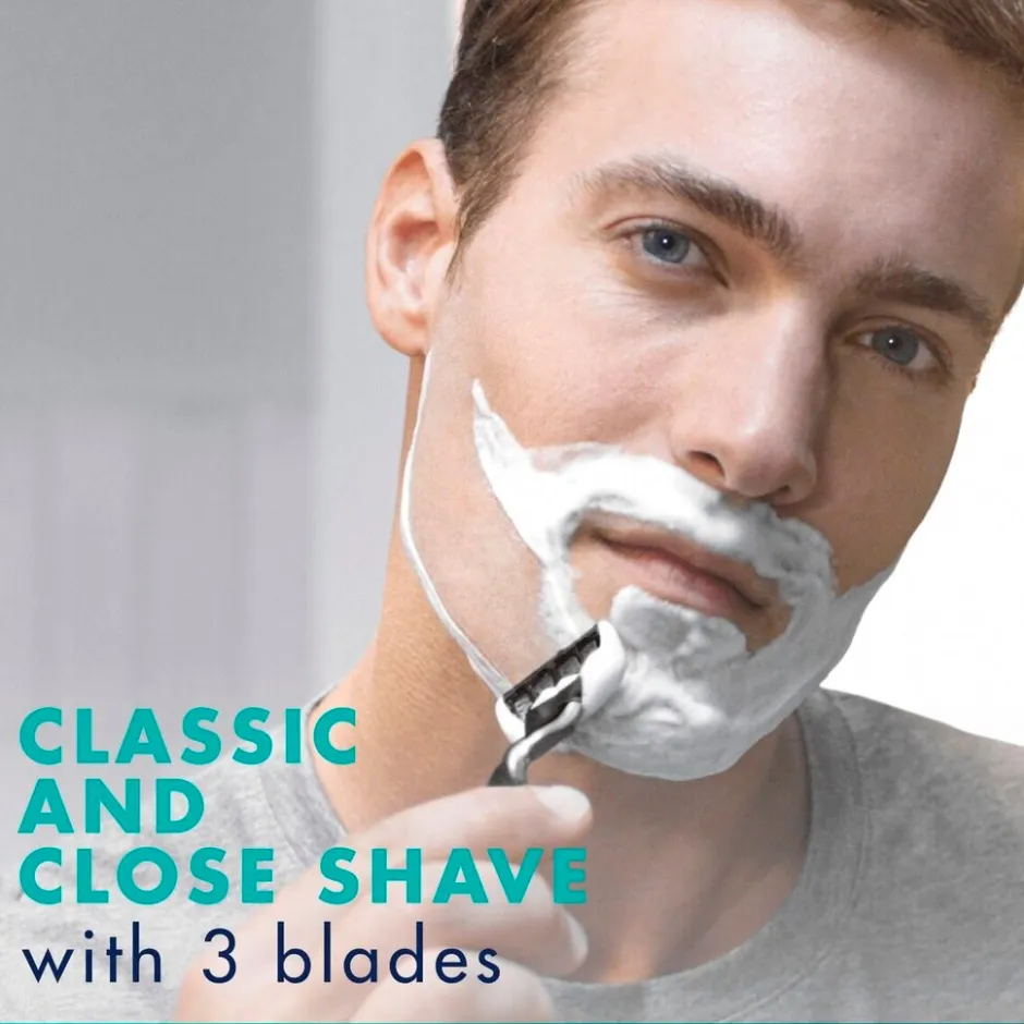 Gillette Mach3 Base Scheermesjes<Heren Scheermesjes