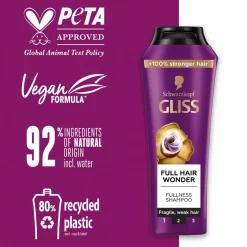 Full Hair Wonder Fullness Shampoo|Gliss Clearance