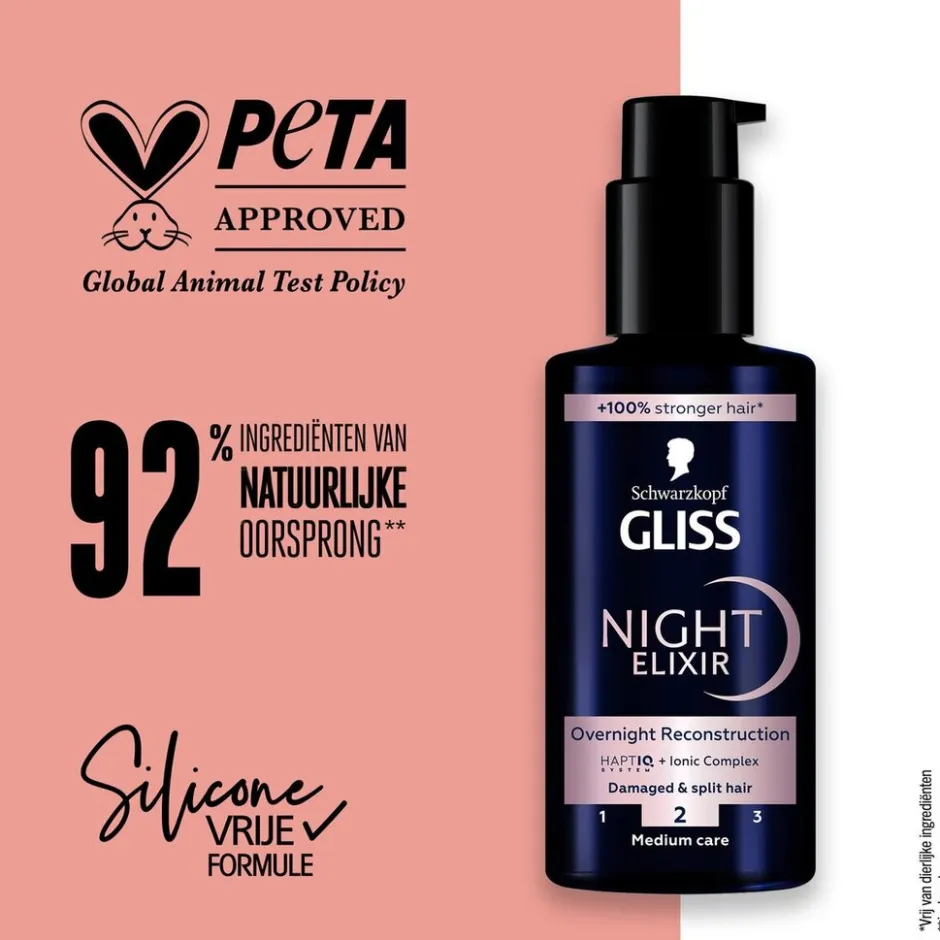 Gliss Overnight Reconstruction Night Elixir< Haartreatment