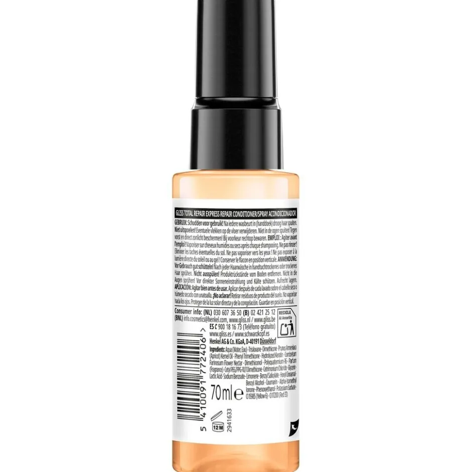Gliss Total Repair Express Repair Conditioner Anti-Klitspray< Anti-Klitspray