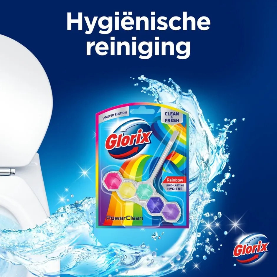 Rainbow Power Toiletblok|Glorix Online
