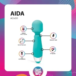 Aida Wand Massager|Good Vibes Only Online