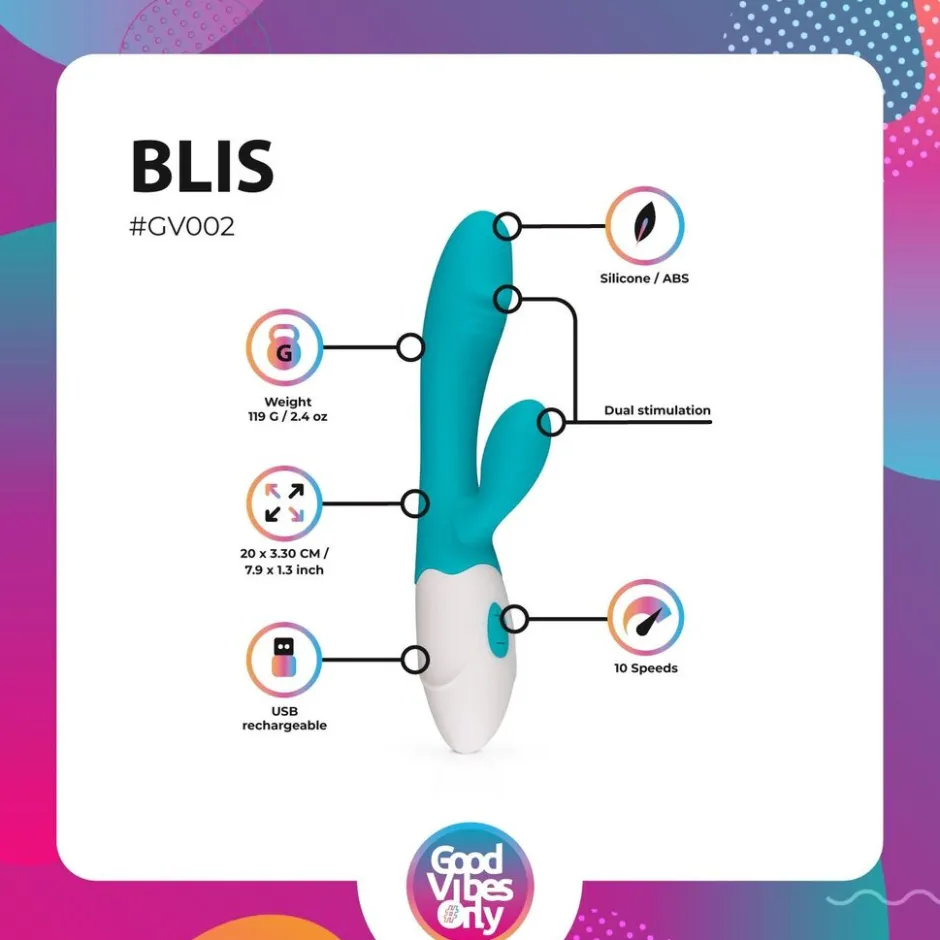 Good Vibes Only Blis Rabbit Vibrator< Seksspeeltjes