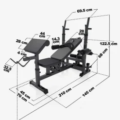 Gorilla Sports Gorilla Sport Universele halterbank< Halters En Gewichten