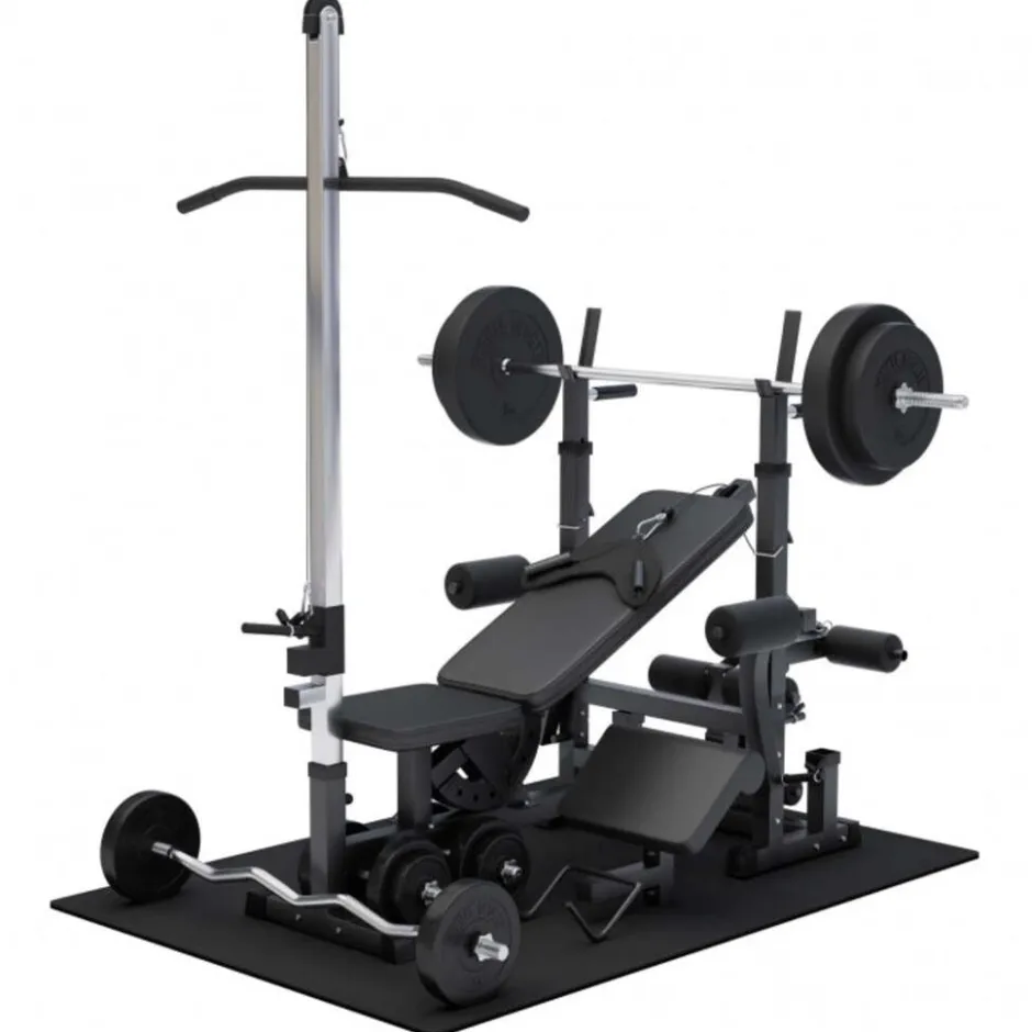 Gorilla Sports Complete homegym set< Halters En Gewichten