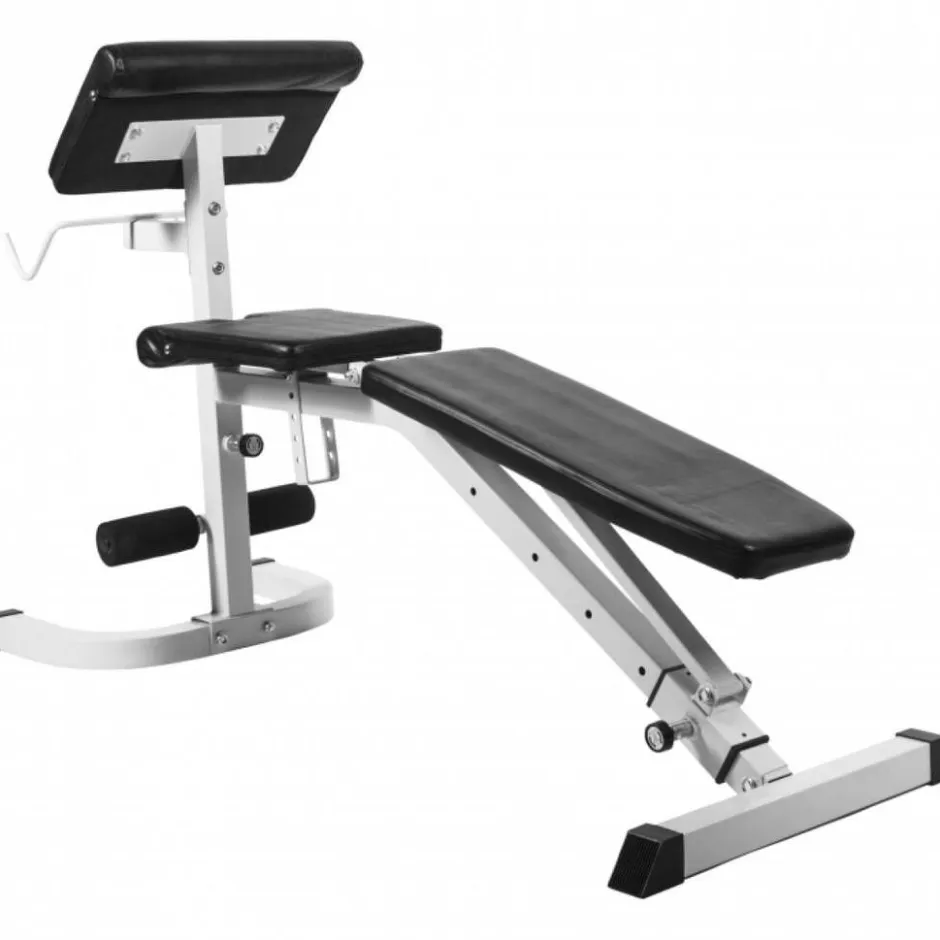fitnessbank met Curlrack|Gorilla Sports Outlet