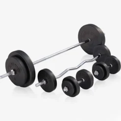 Halterbank met halterset|Gorilla Sports New