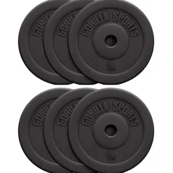 Gorilla Sports Halterschijven Set< Halters En Gewichten