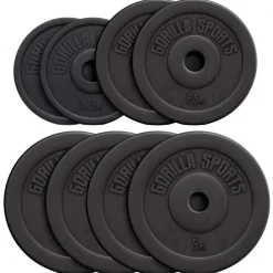 Gorilla Sports Halterschijven Set< Halters En Gewichten